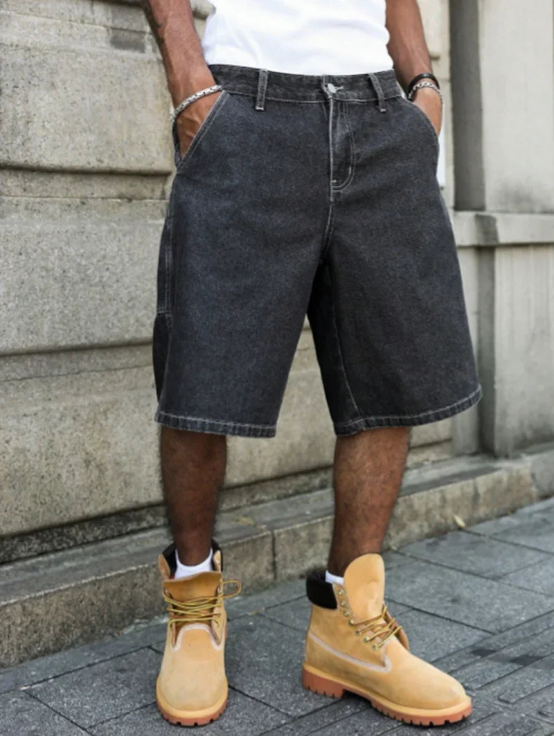 PANTALONES CORTOS VAQUEROS BAGGY ASHER