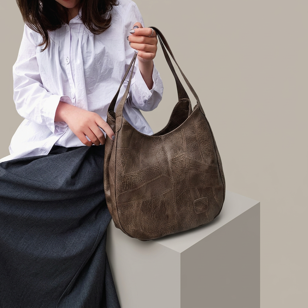 Giovanna | Bolso de mano de piel vegana