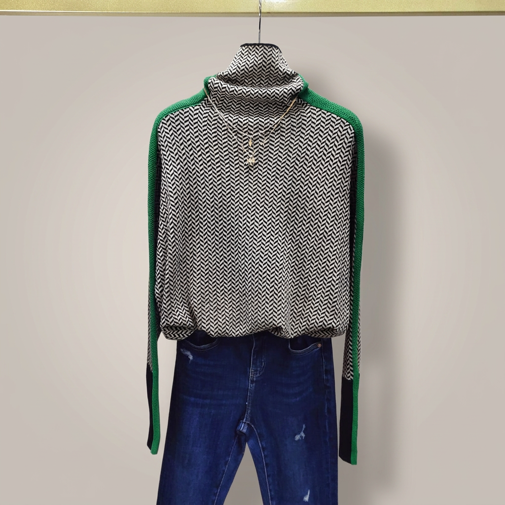 Jersey de cuello alto jess
