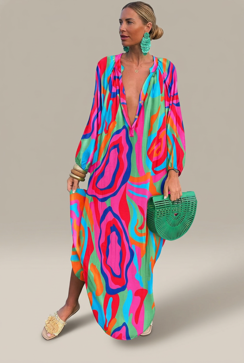 Vestido maxi elegante