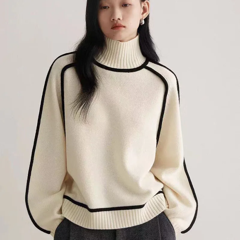 PULLOVER DE CUELLO ALTO LARA
