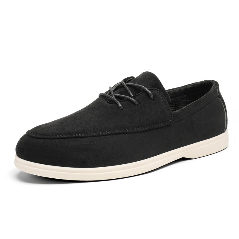 MOCASÍN DE ANTE CON CORDONES CLAUDIO