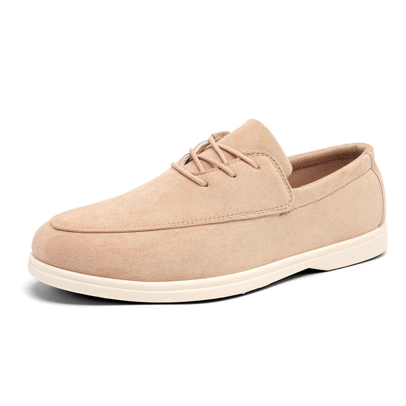 MOCASÍN DE ANTE CON CORDONES CLAUDIO