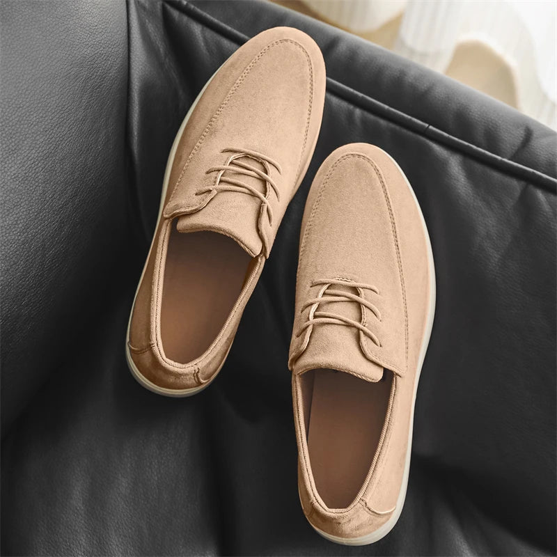 MOCASÍN DE ANTE CON CORDONES CLAUDIO