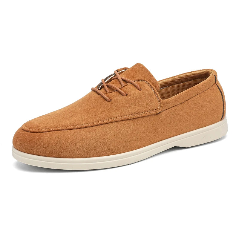 MOCASÍN DE ANTE CON CORDONES CLAUDIO