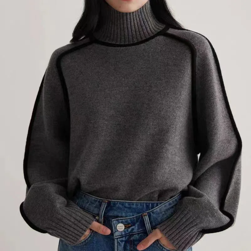 PULLOVER DE CUELLO ALTO LARA
