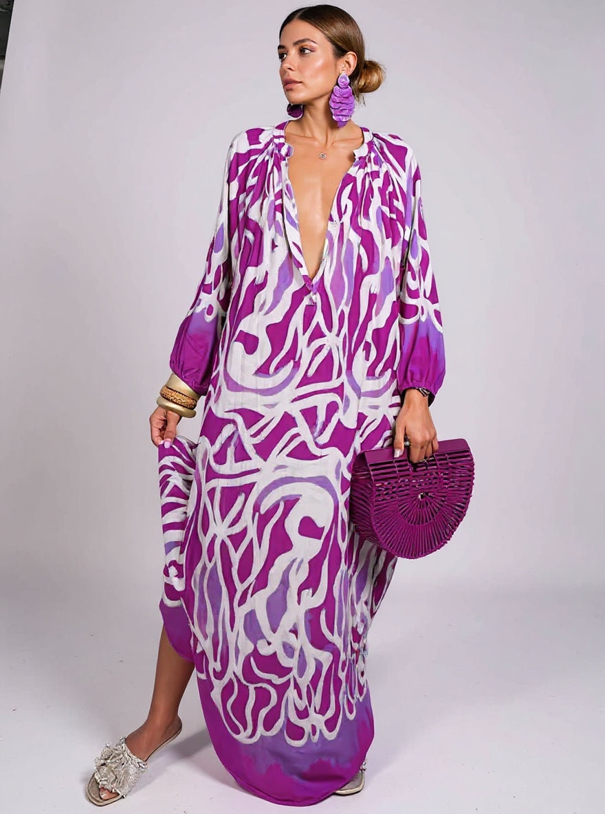 Boho Print Dress