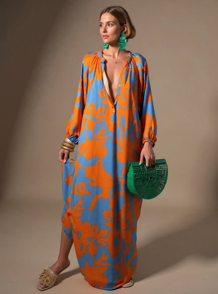 Boho Print Dress