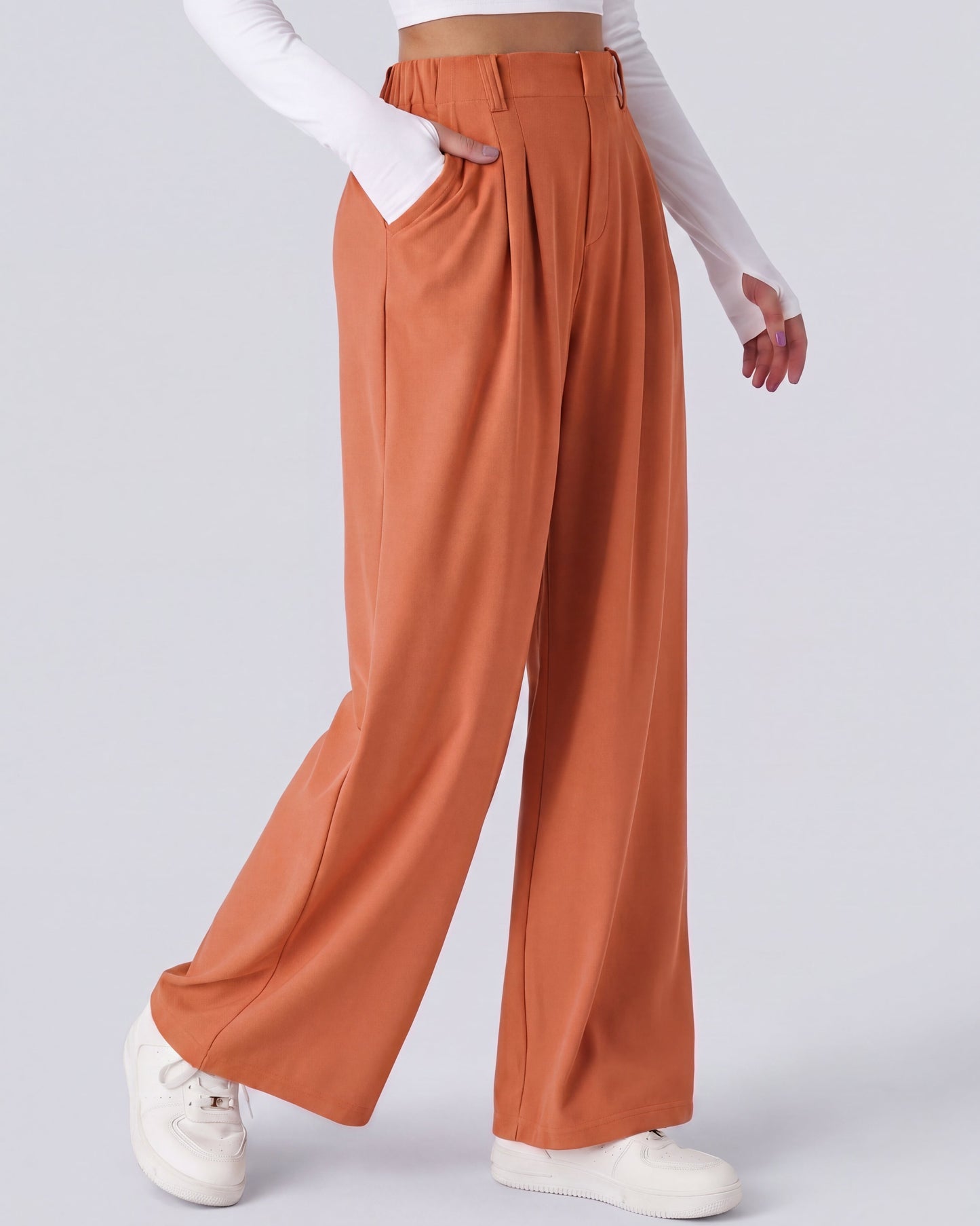 PANTALONES CINTURA ALTA ELÁSTICOS