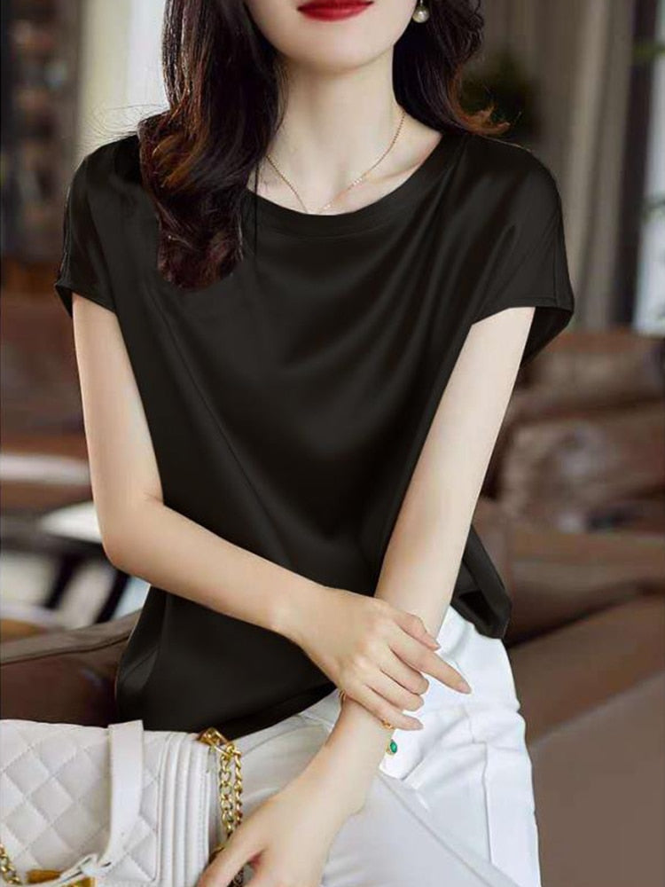 TOP ELEGANTE DE SEDA