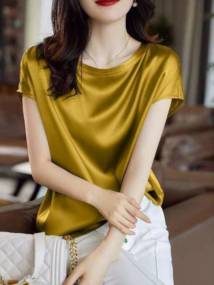 TOP ELEGANTE DE SEDA