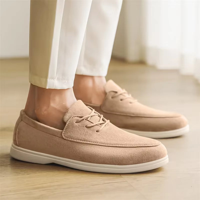 MOCASÍN DE ANTE CON CORDONES CLAUDIO