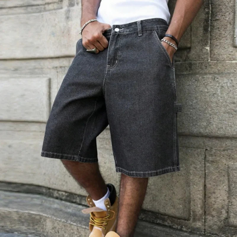 PANTALONES CORTOS VAQUEROS BAGGY ASHER