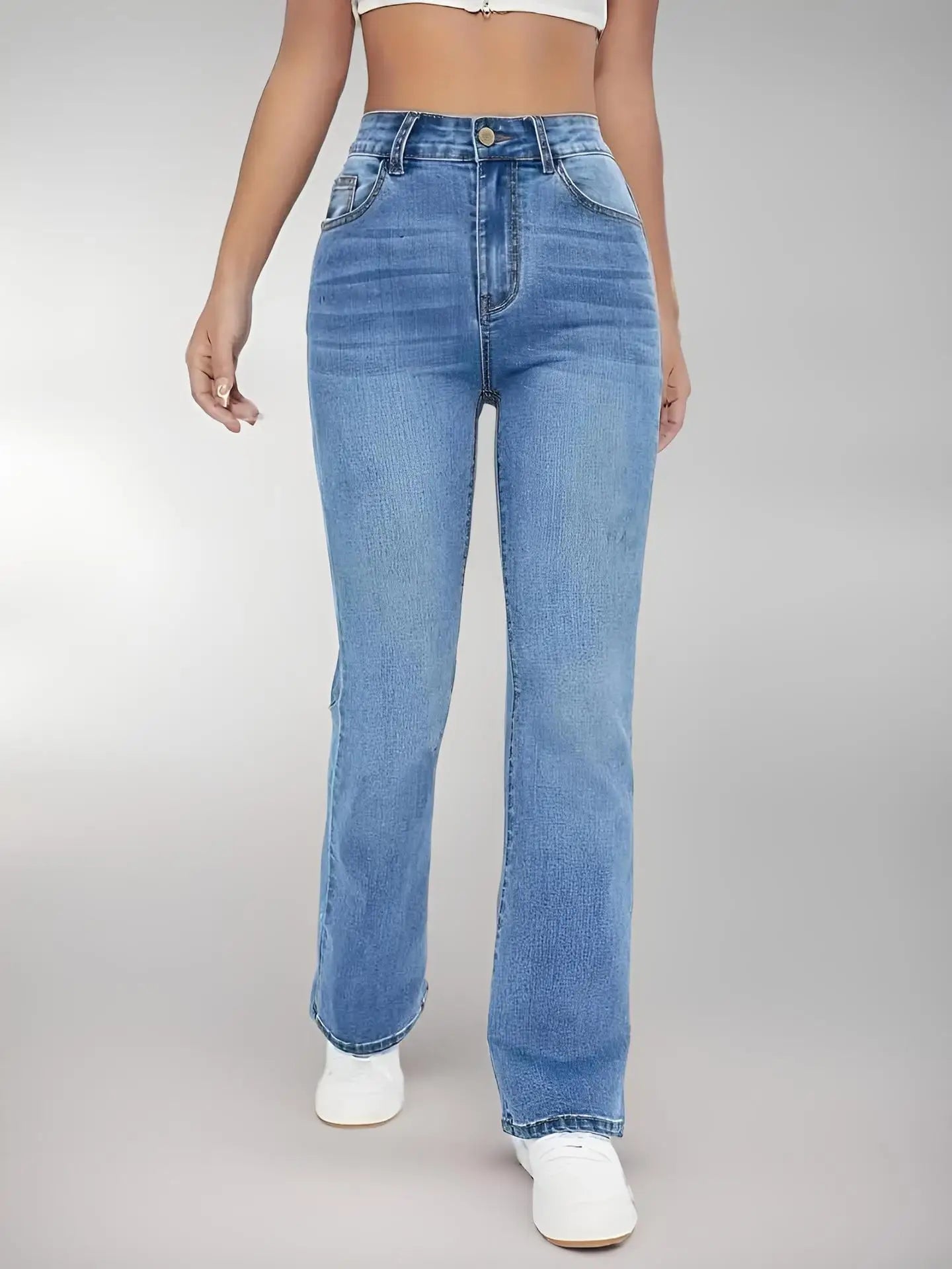 Lars High-Waisted Flare Jeans