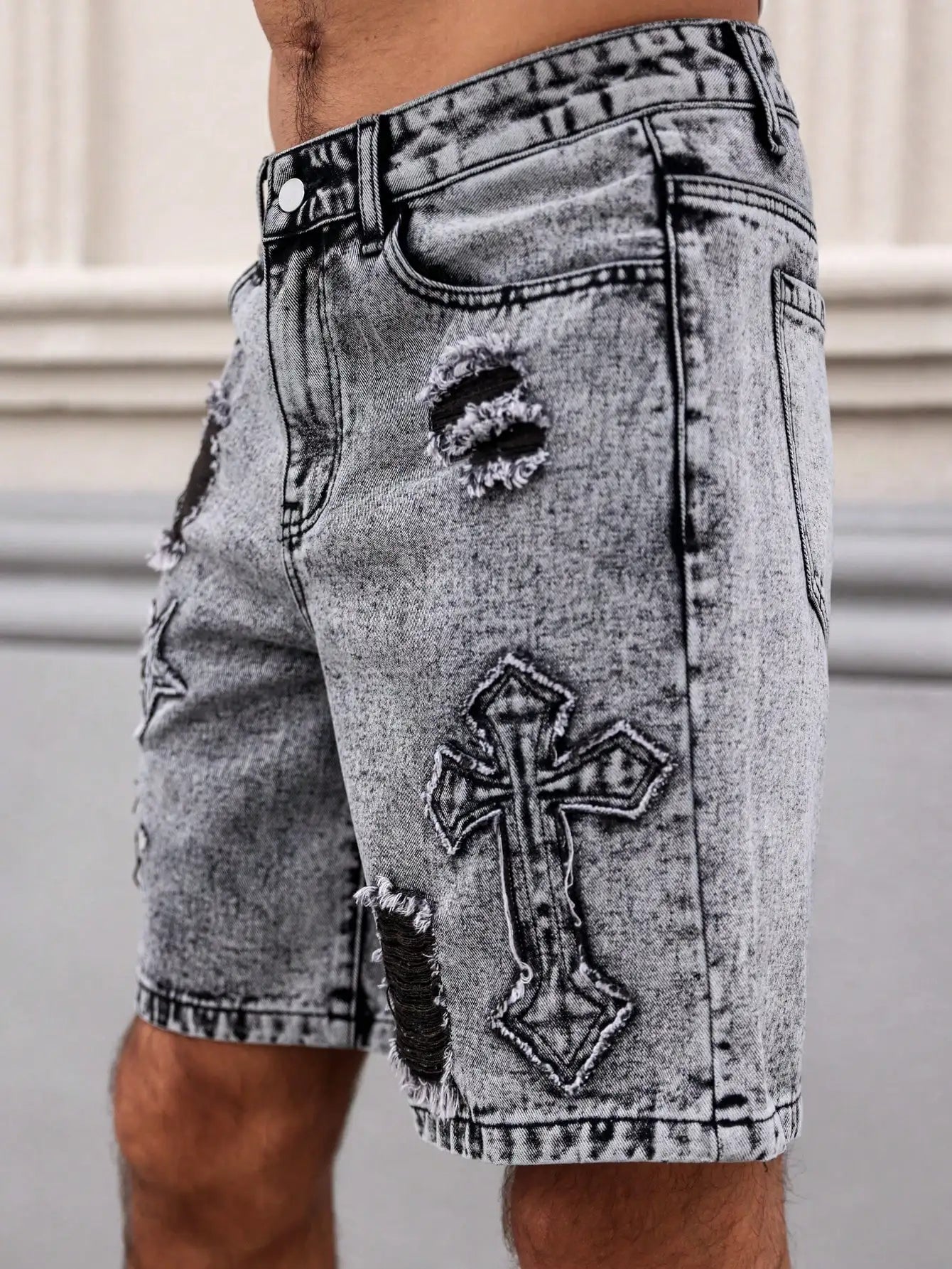 PANTALONES CORTOS VAQUEROS LAVADO OSCURO WYATT