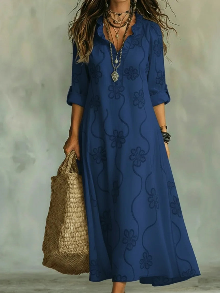 ROSA VESTIDO FLORAL ELEGANTE