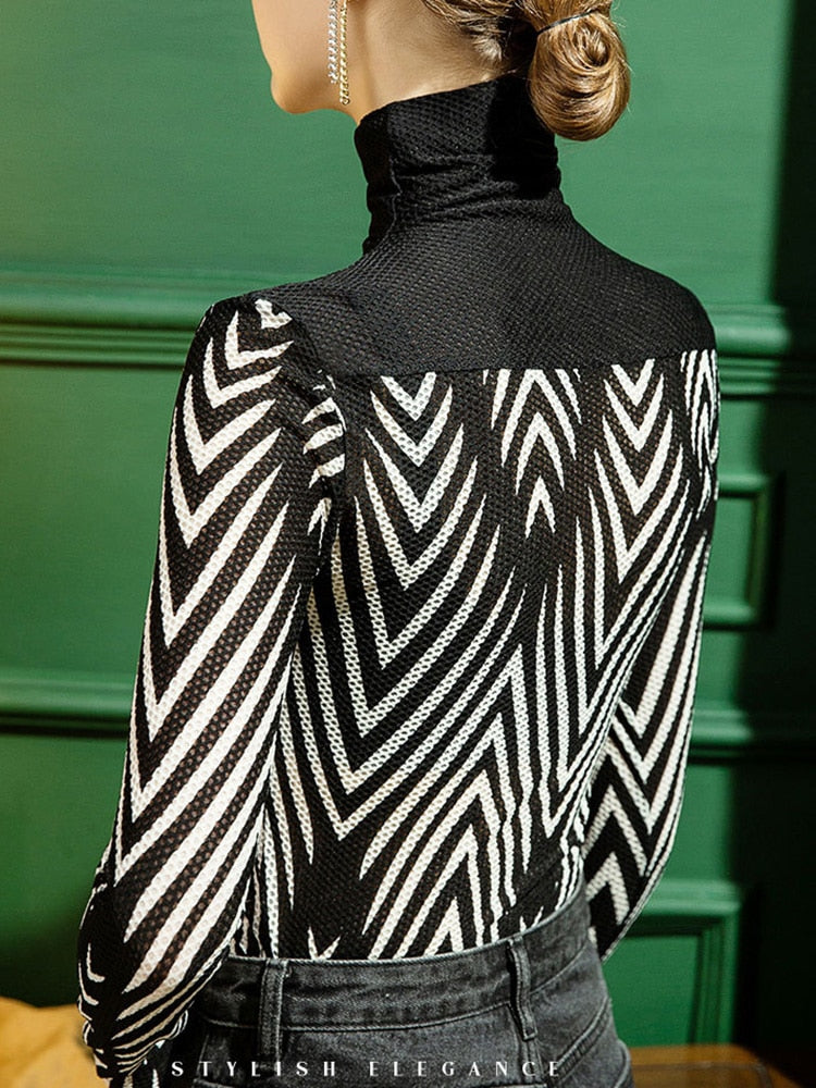 TOP DE CUELLO ALTO LARA