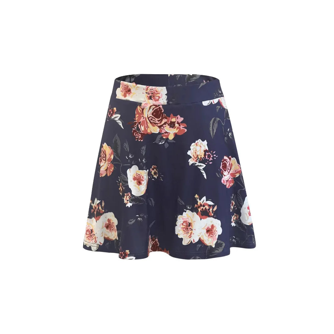 Women’s Floral Pleated Skort
