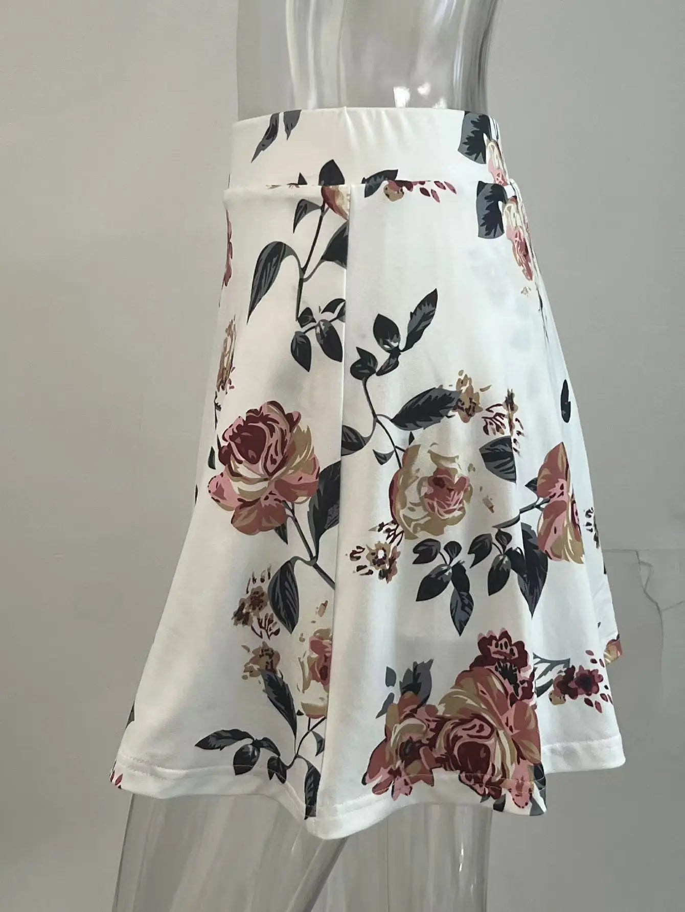 Women’s Floral Pleated Skort