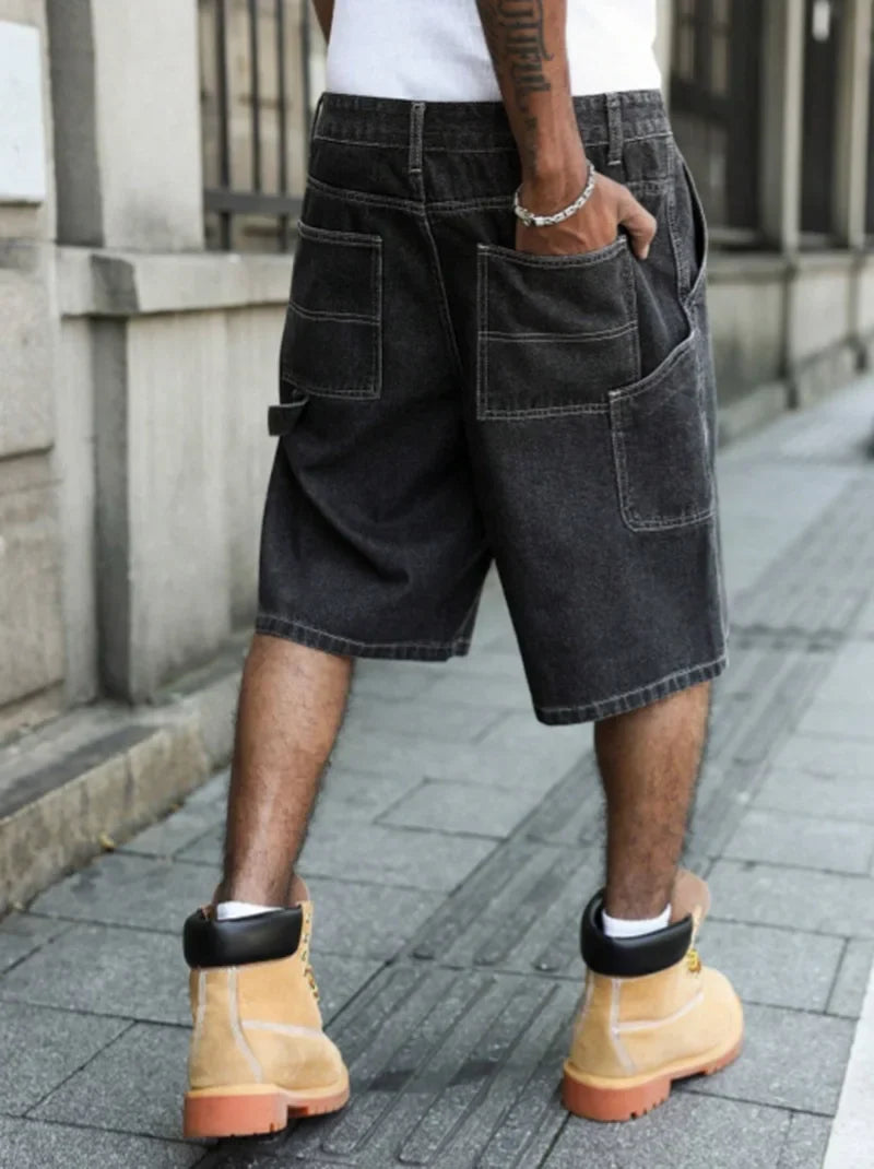 PANTALONES CORTOS VAQUEROS BAGGY ASHER