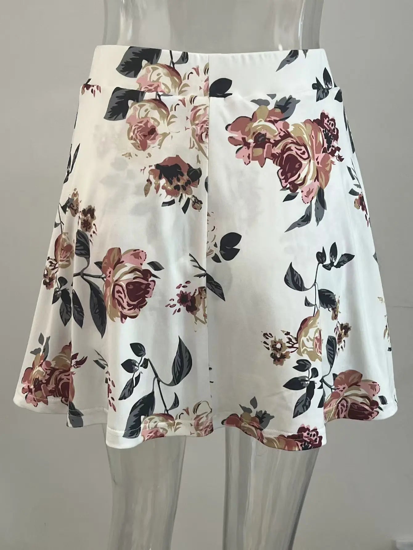 Women’s Floral Pleated Skort