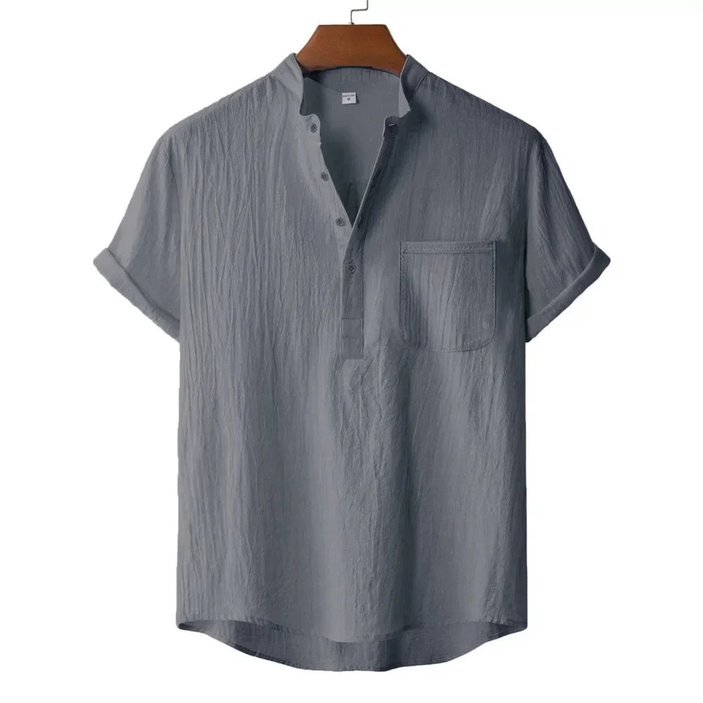 CAMISETA HENLEY LINO KAI