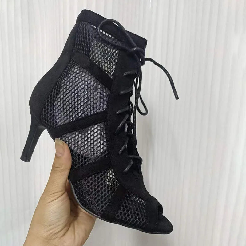 Valentina Lace-Up Heels