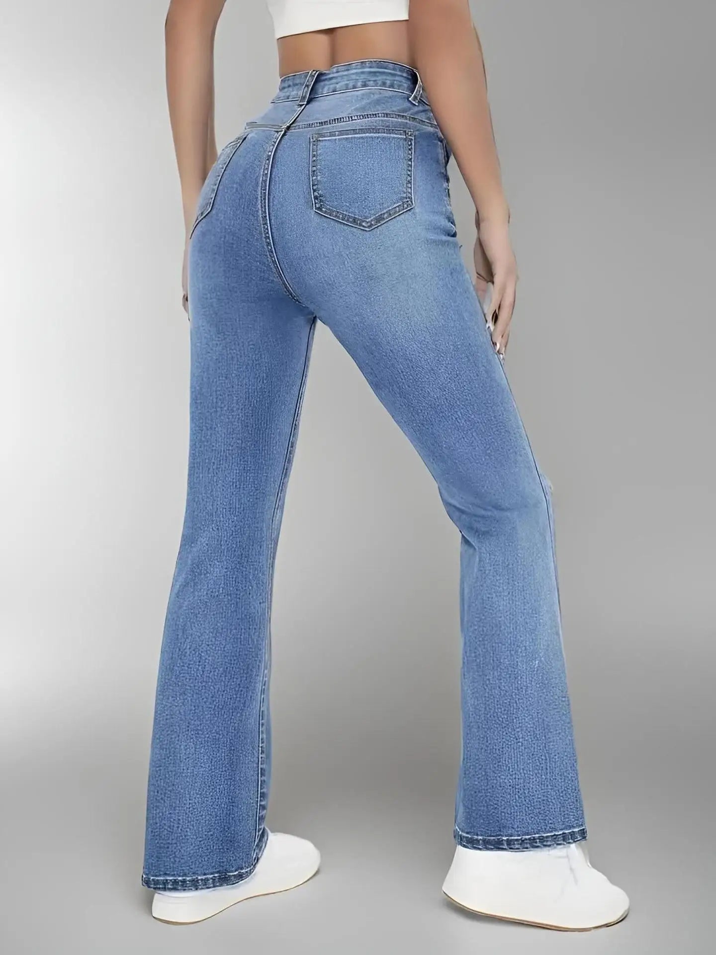 Lars High-Waisted Flare Jeans