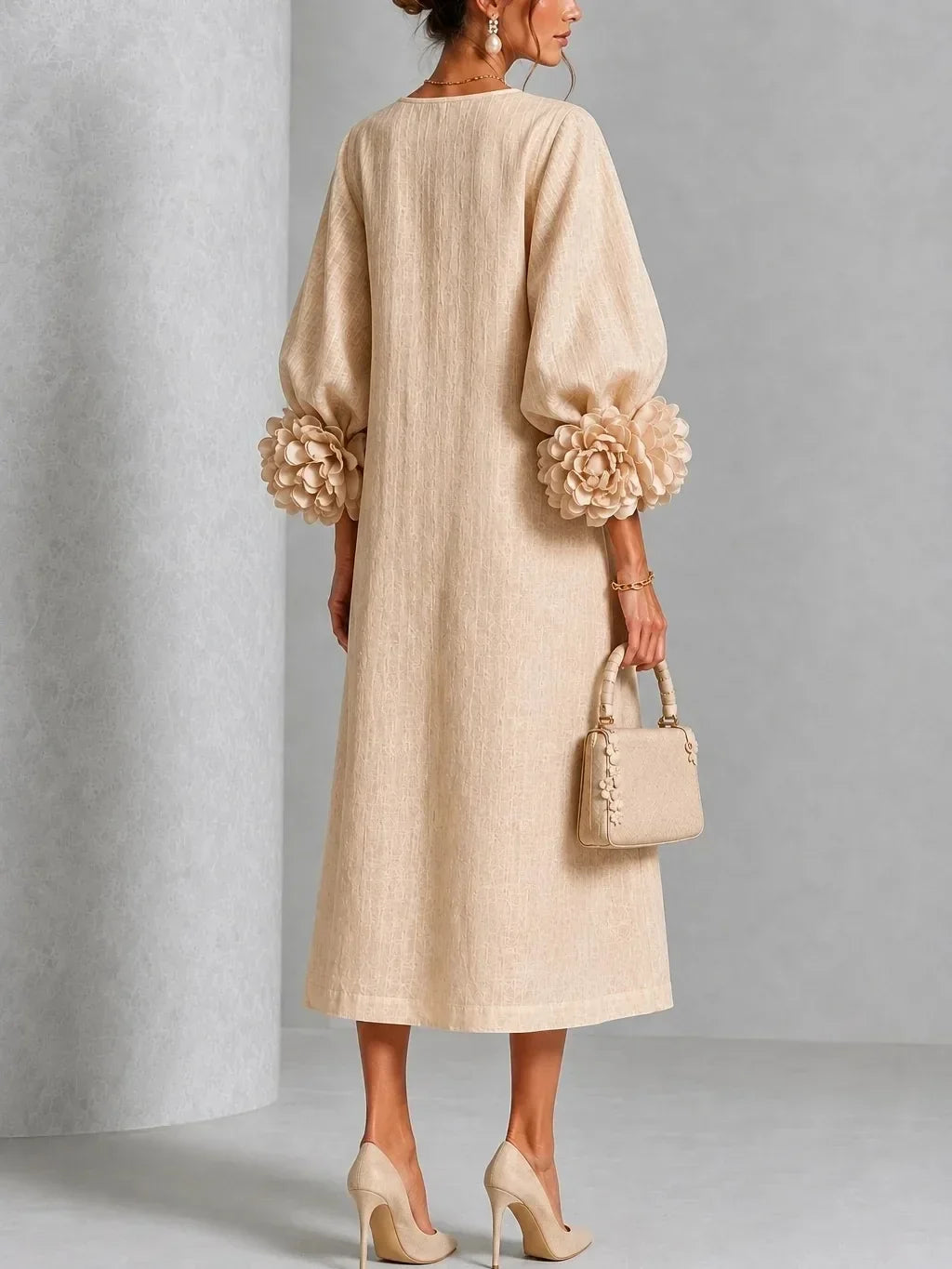 ROSA | VESTIDO FLORAL MIDI