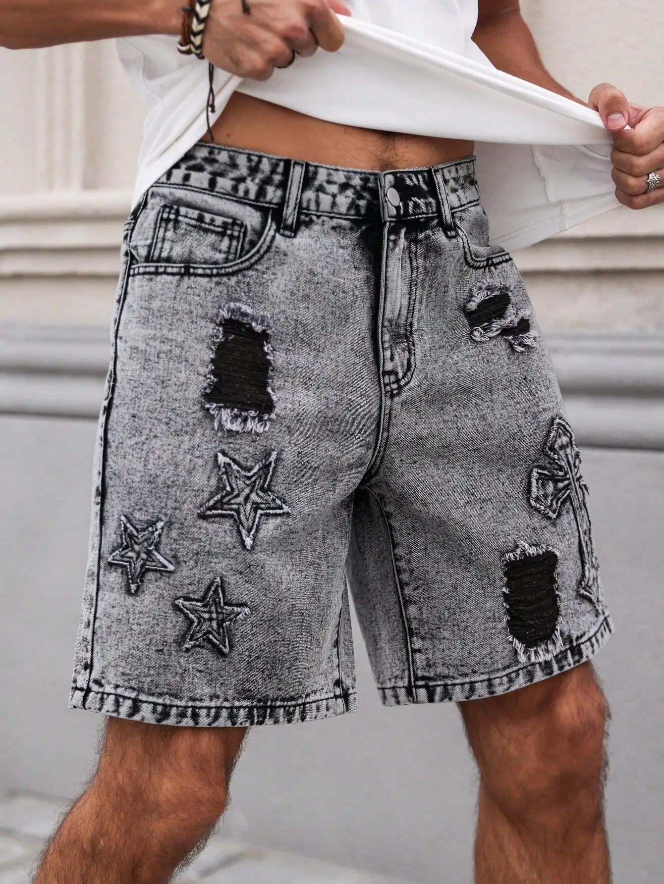 PANTALONES CORTOS VAQUEROS LAVADO OSCURO WYATT