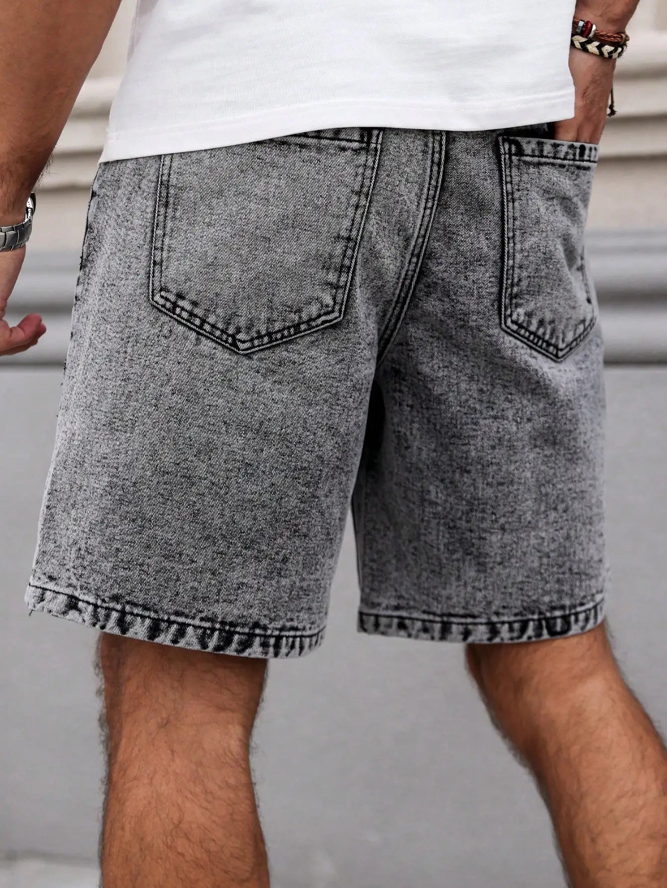 PANTALONES CORTOS VAQUEROS LAVADO OSCURO WYATT