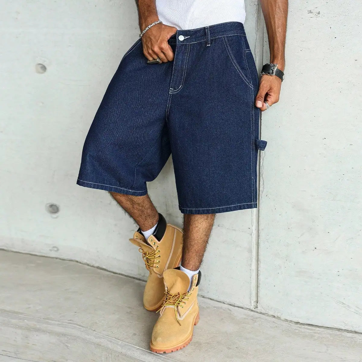PANTALONES CORTOS VAQUEROS RELAXED HUDSON