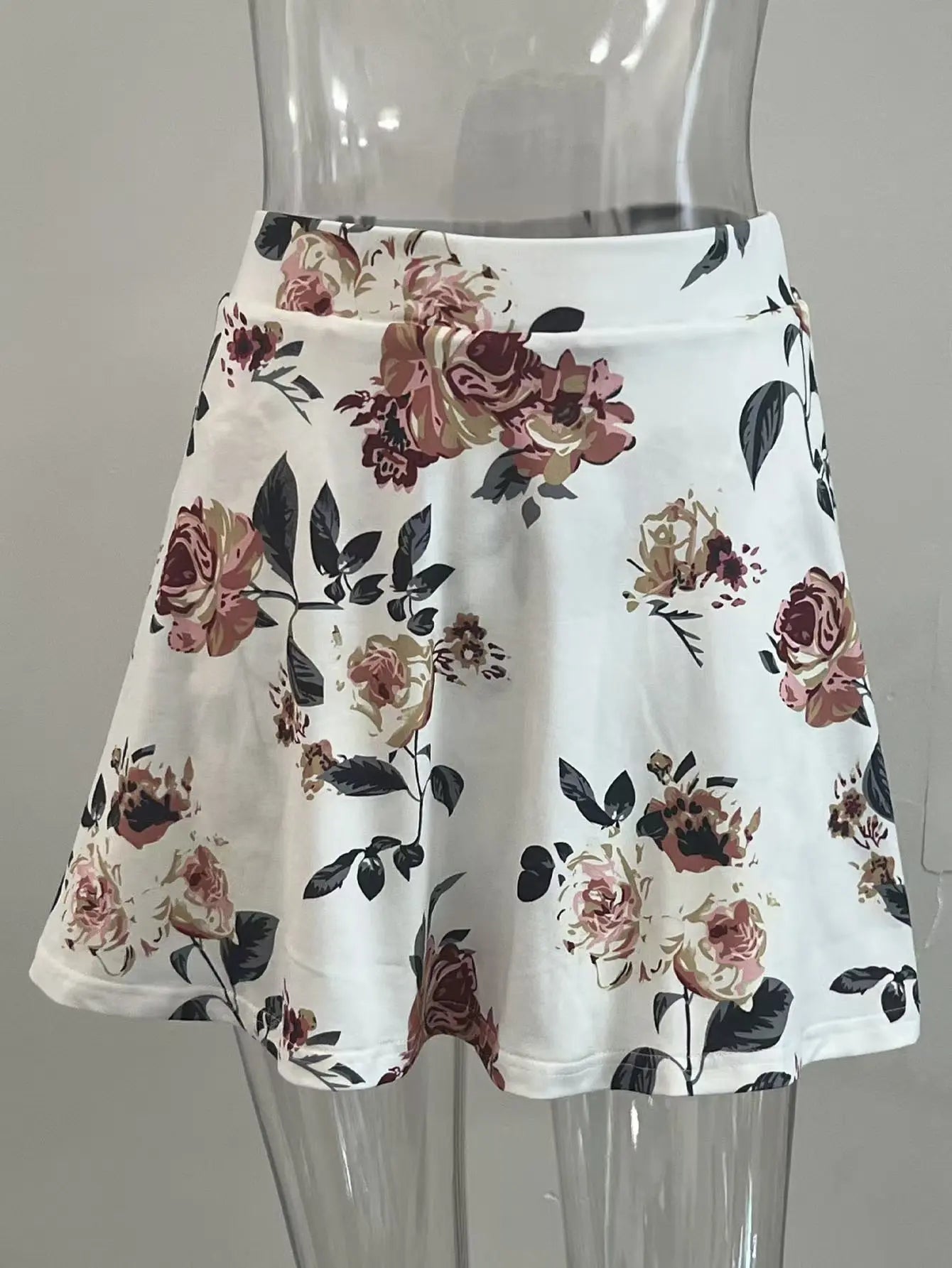 Women’s Floral Pleated Skort