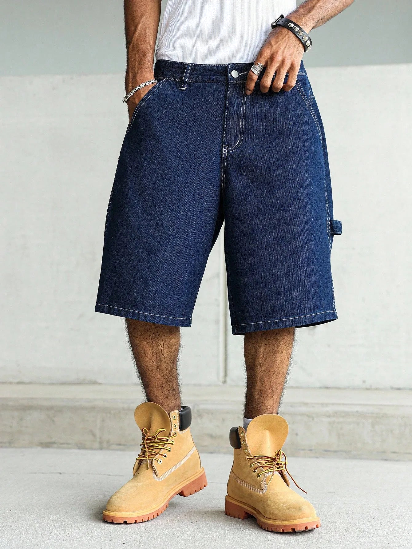 PANTALONES CORTOS VAQUEROS RELAXED HUDSON