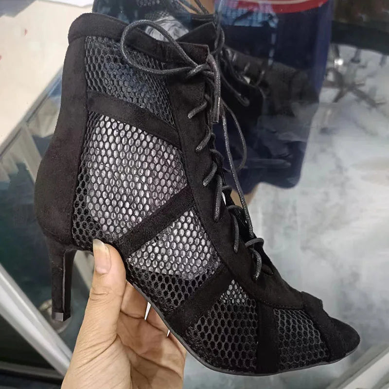 Valentina Lace-Up Heels
