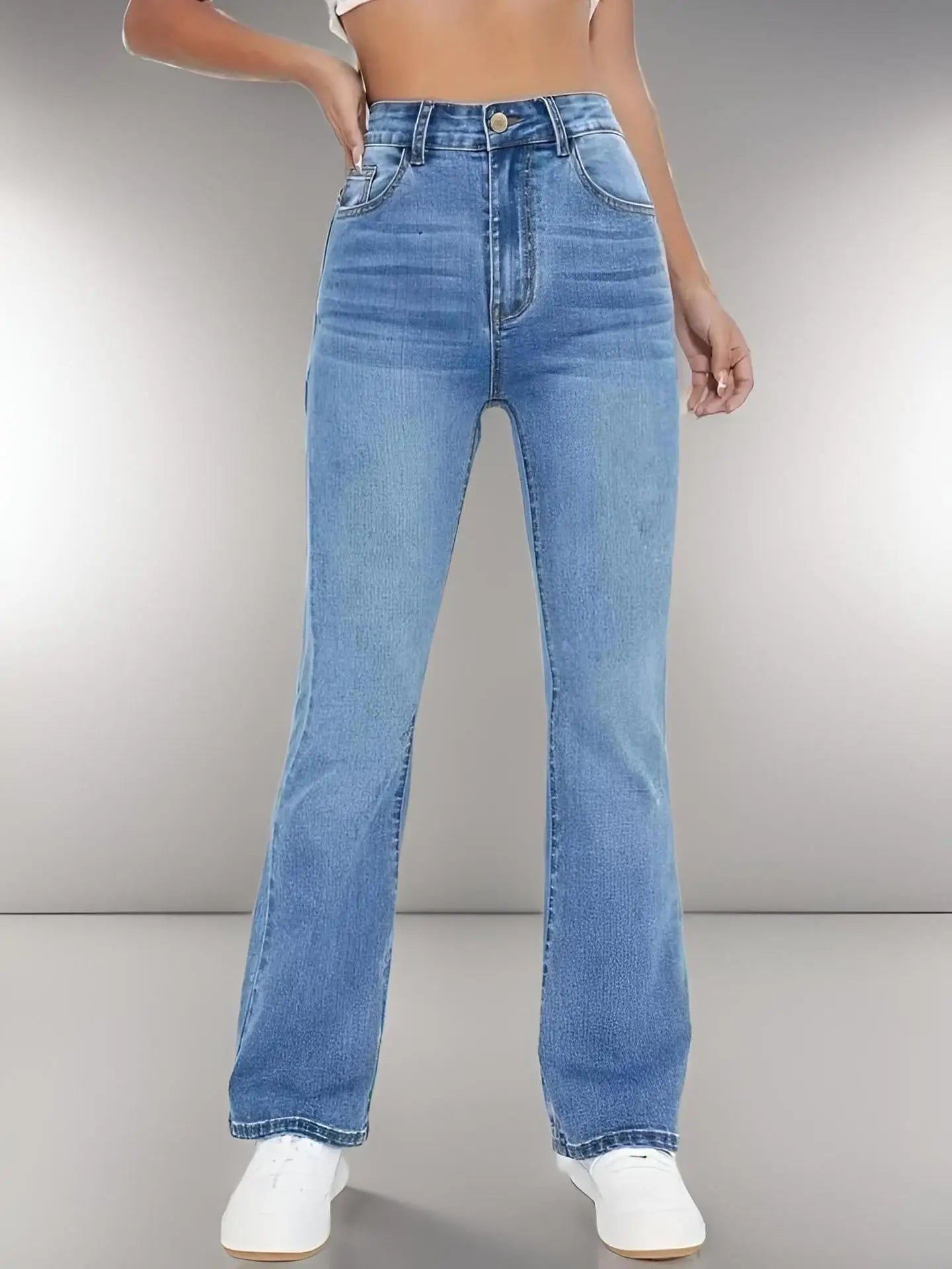 Lars High-Waisted Flare Jeans