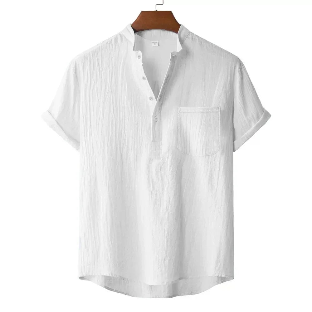 CAMISETA HENLEY LINO KAI