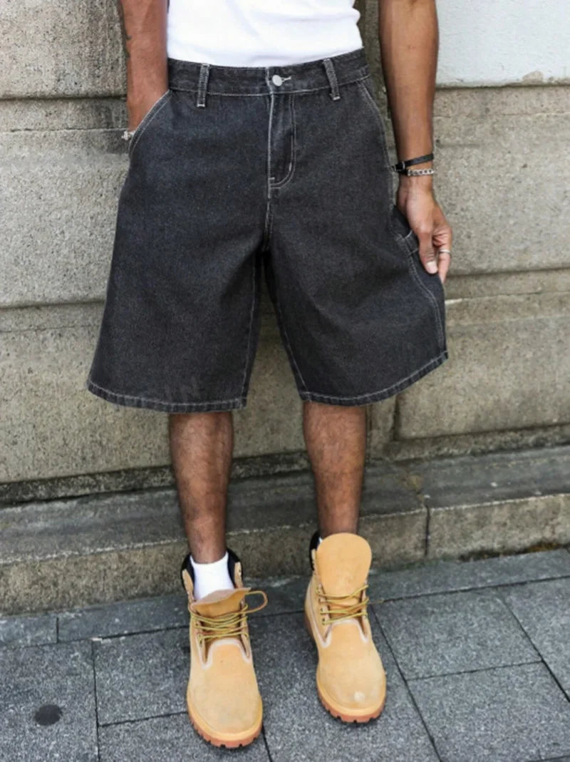 PANTALONES CORTOS VAQUEROS BAGGY ASHER