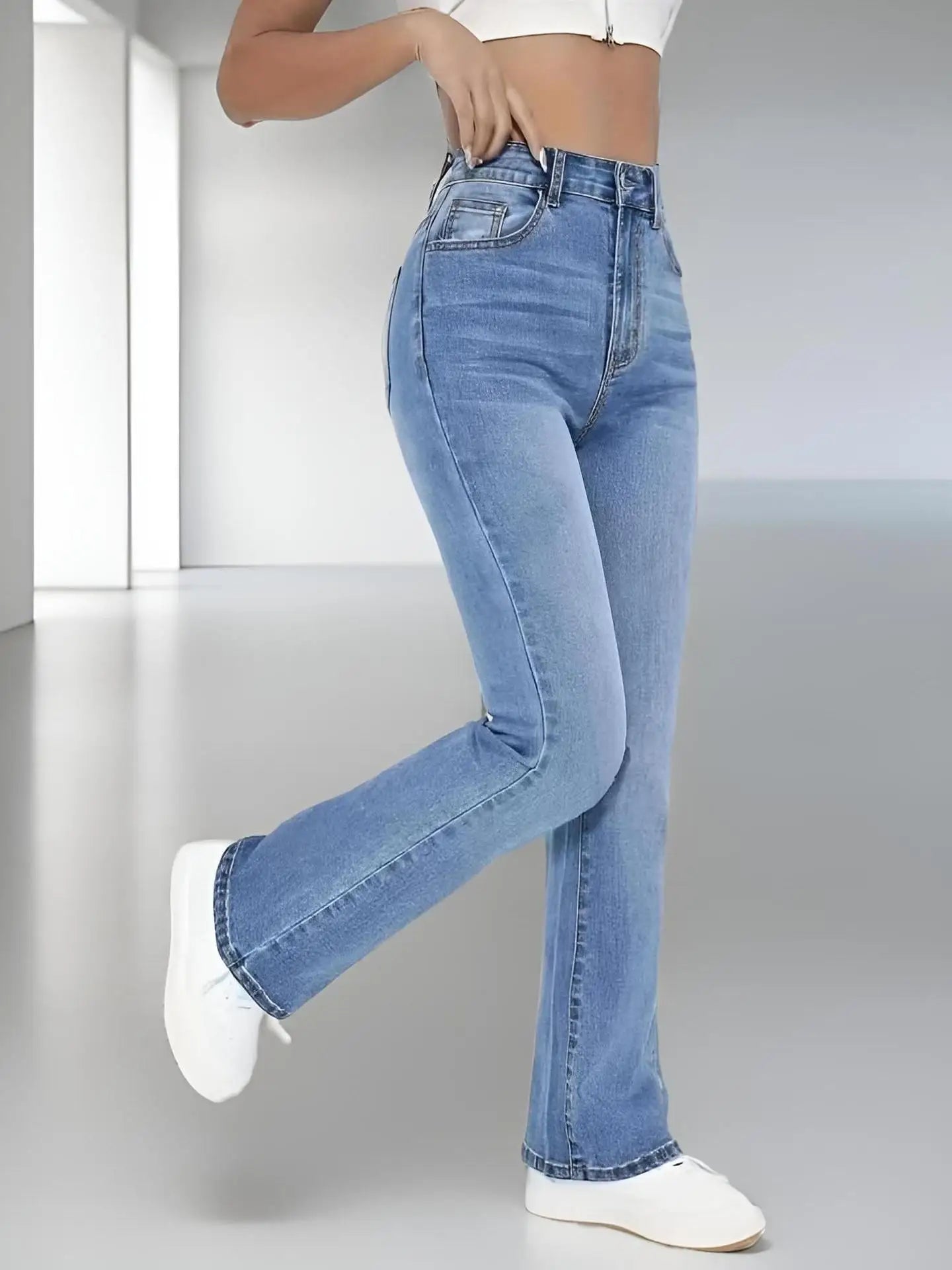 Lars High-Waisted Flare Jeans