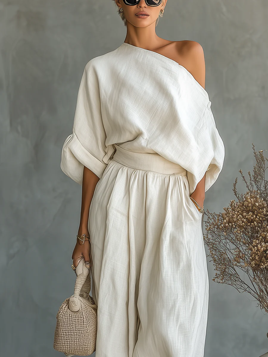 CARMEN CONJUNTO ELEGANTE HOMBROS DESCUBIERTOS