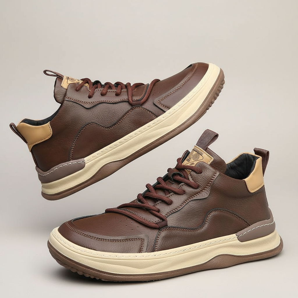 ZAPATILLAS DE CUERO ALESSANDRO