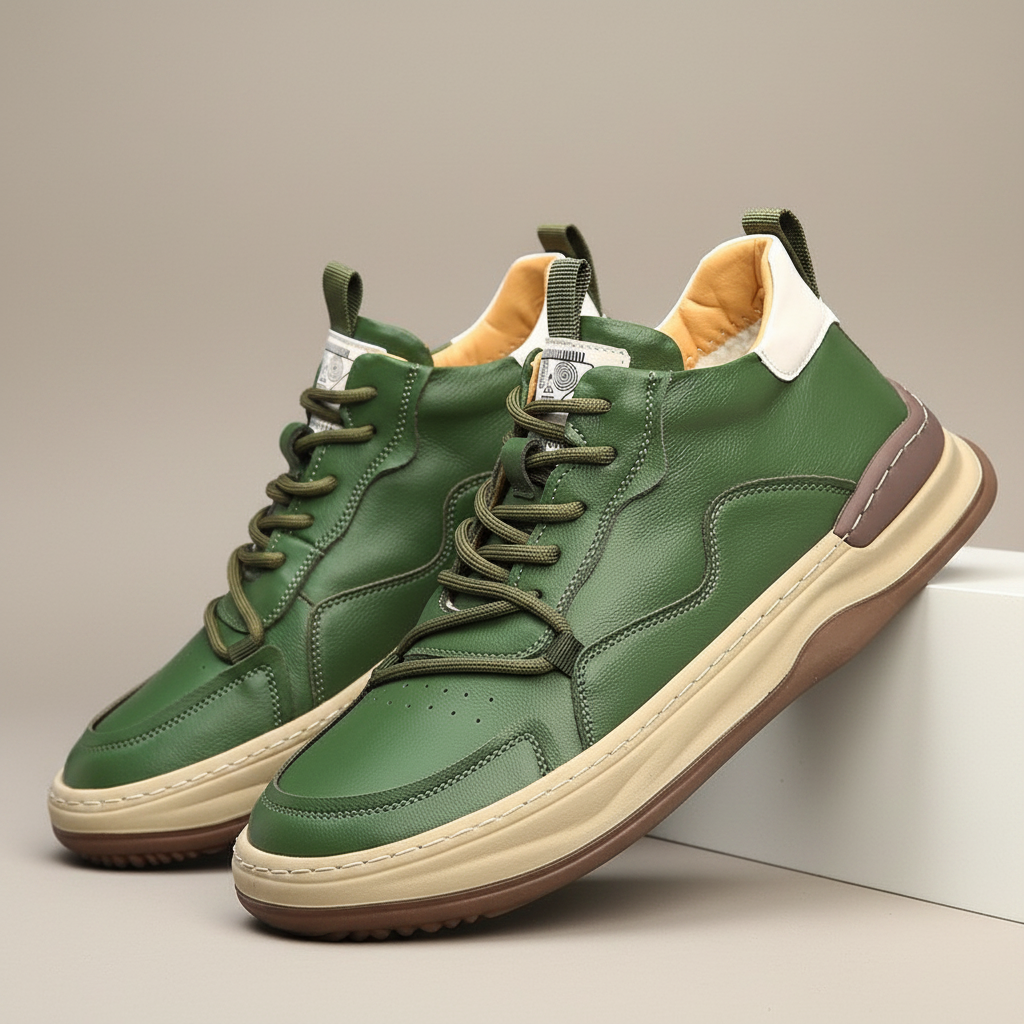 ZAPATILLAS DE CUERO ALESSANDRO
