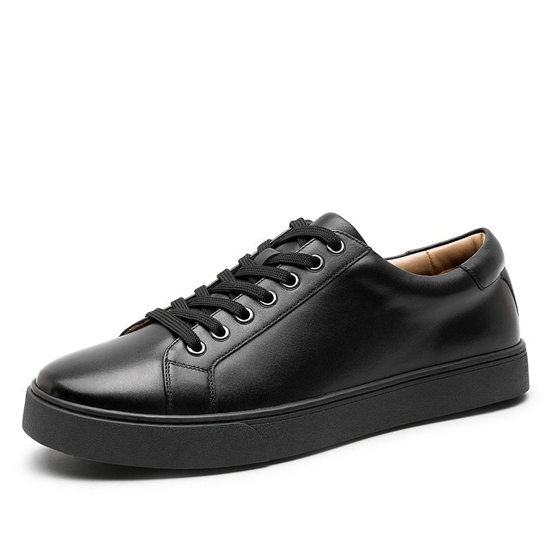 ZAPATOS DE CUERO GENUINO NEGRO CLAUDIO