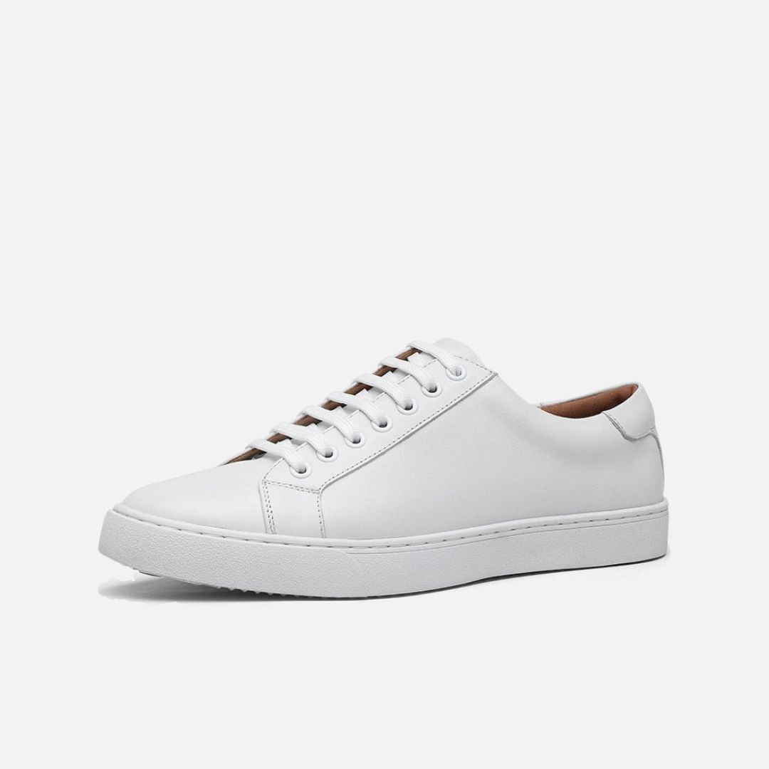 ZAPATOS DE CUERO GENUINO BLANCO CLAUDIO