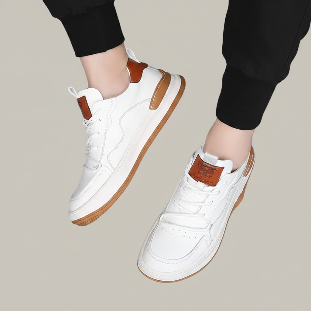 ZAPATILLAS DE CUERO ENZO