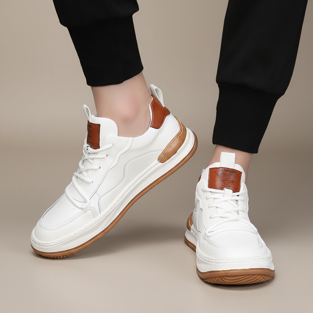 ZAPATILLAS DE CUERO ENZO