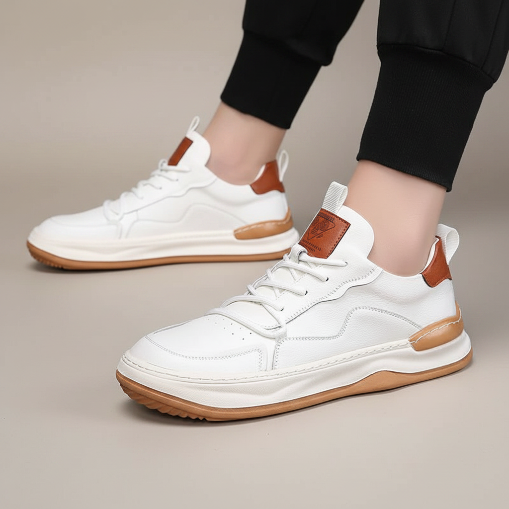 ZAPATILLAS DE CUERO ENZO