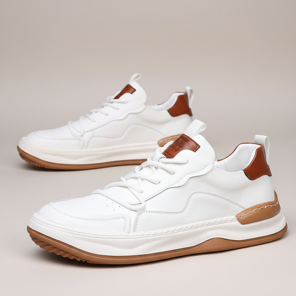 ZAPATILLAS DE CUERO ENZO