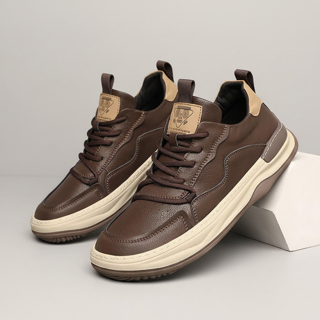ZAPATILLAS DE CUERO ENZO