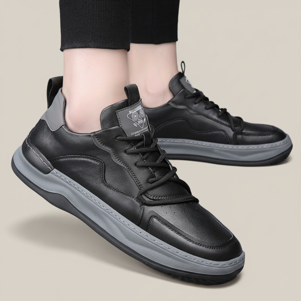 ZAPATILLAS DE CUERO ENZO
